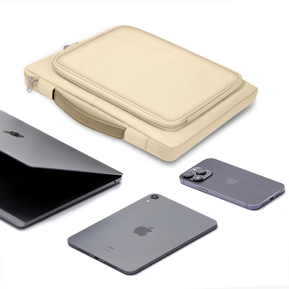 Tech-Protect Basic Bag til 15-16" laptop - beige