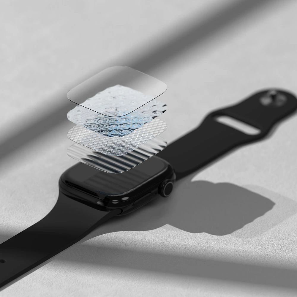 Ringke Dual Easy Pro 2-pack beskyttende film til Apple Watch 10 42 mm - gennemsigtig