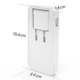 Hama GaN Charger 65W 2x USB-C 1x USB-A Foldbar - hvid