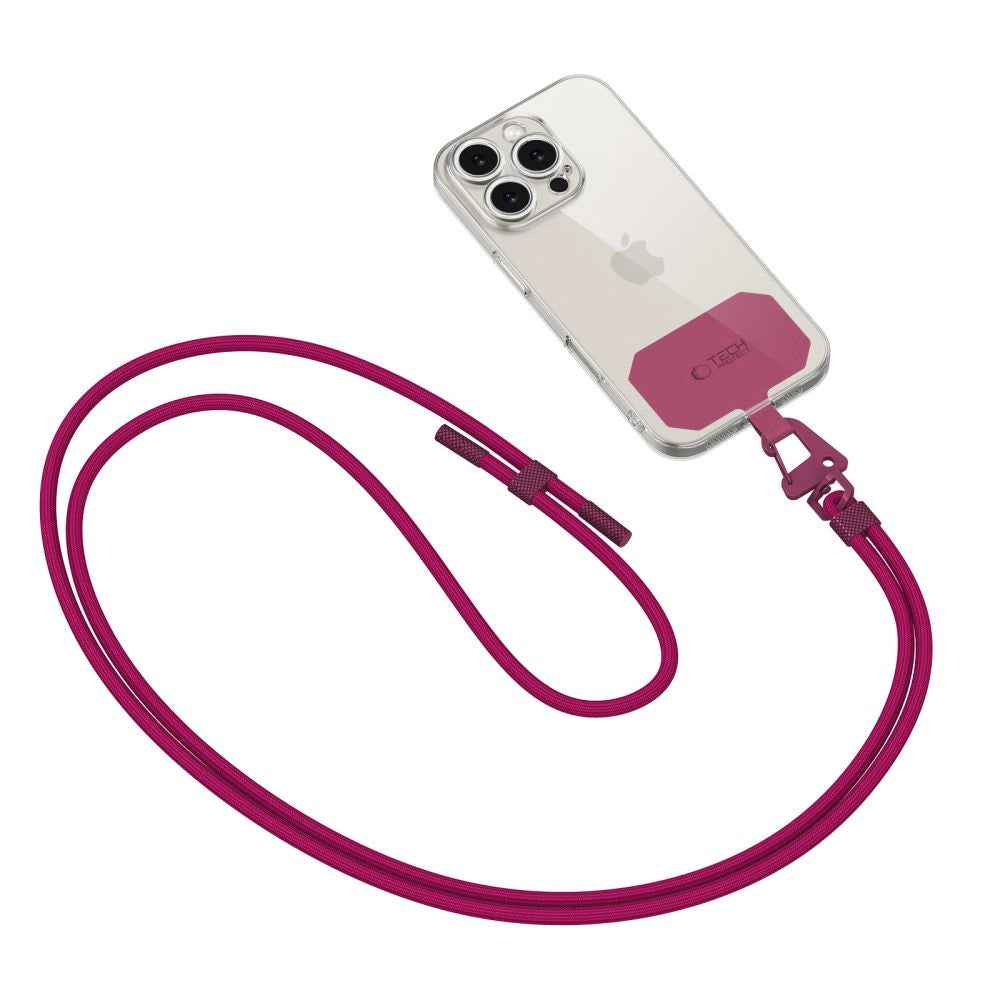 Tech-Protect C5S Rope Crossbody Strap Leash - Burgundy
