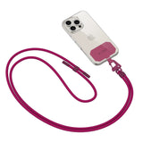 Tech-Protect C5S Rope Crossbody Strap Leash - Burgundy