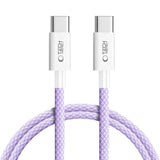 Tech-Protect Ultraboost Lite USB-C PD60W/3A Kabel 1m - Purpur