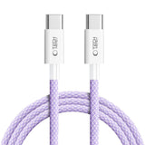 Tech-Protect Ultraboost Lite USB-C PD60W/3A Kabel 2m - Purpur