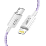 Tech-Protect Ultraboost Lite Lightning Cable PD60W / 3A 2m - lilla