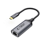 Tech-Protect UltraBoost USB-C til Ethernet RJ45 1000Mbps Adapter - sort