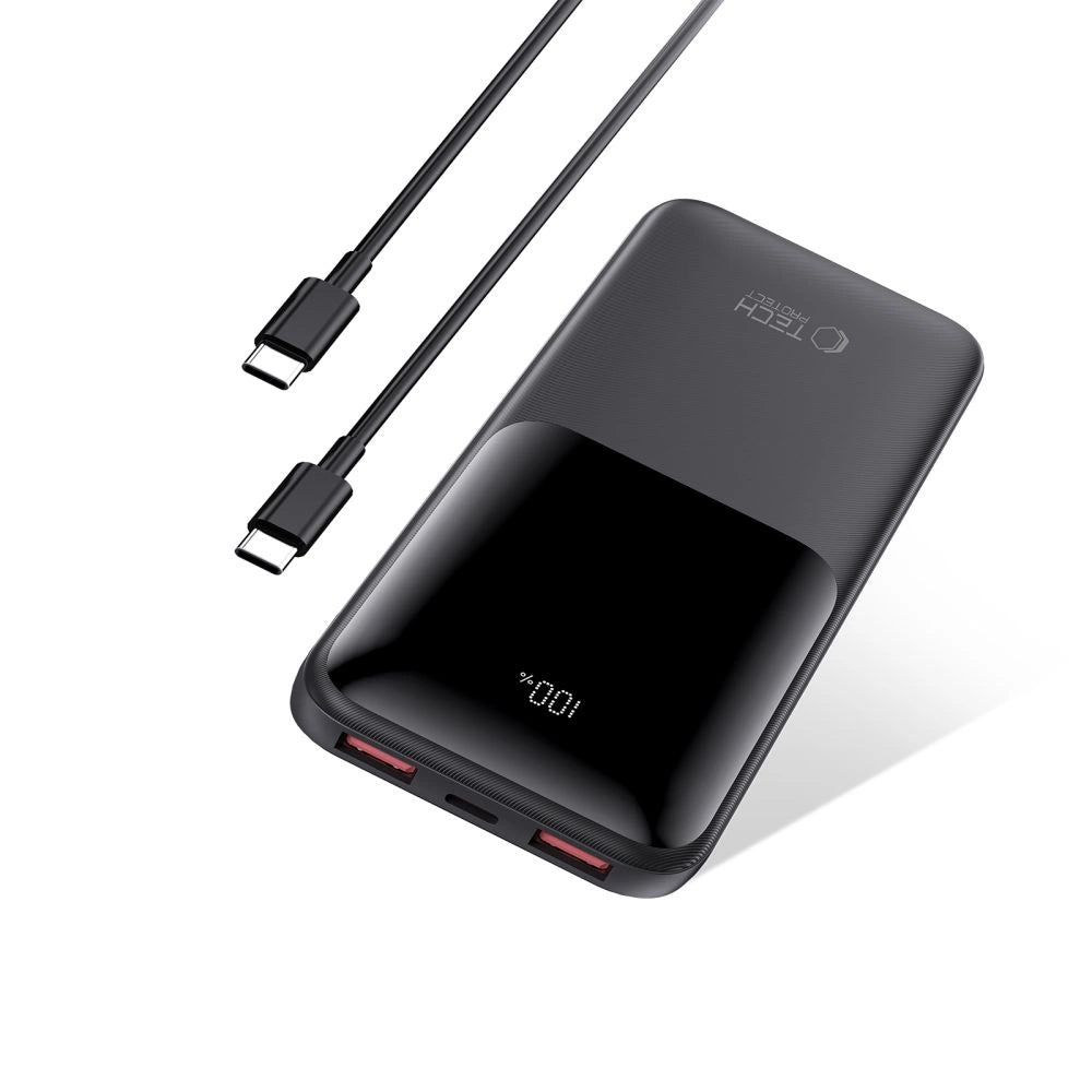Powerbank Tech-Protect PB01 10000mAh 22,5W - sort