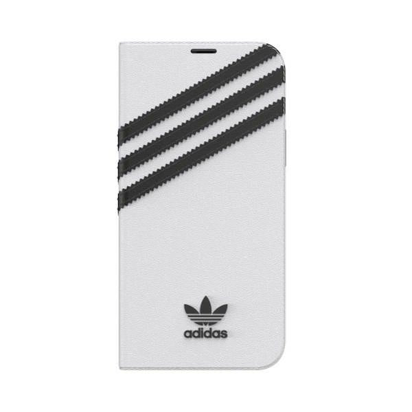 Adidas OR Booklet Case PU for iPhone 12 / 12 Pro 6.1" - white and black