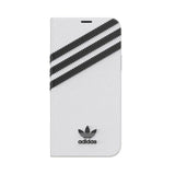 Adidas OR Booklet Case PU for iPhone 12 / 12 Pro 6.1" - white and black