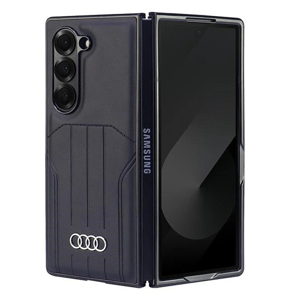 Audi MagSafe-foder af syntetisk læder til Samsung Galaxy Z Fold 6 - sort