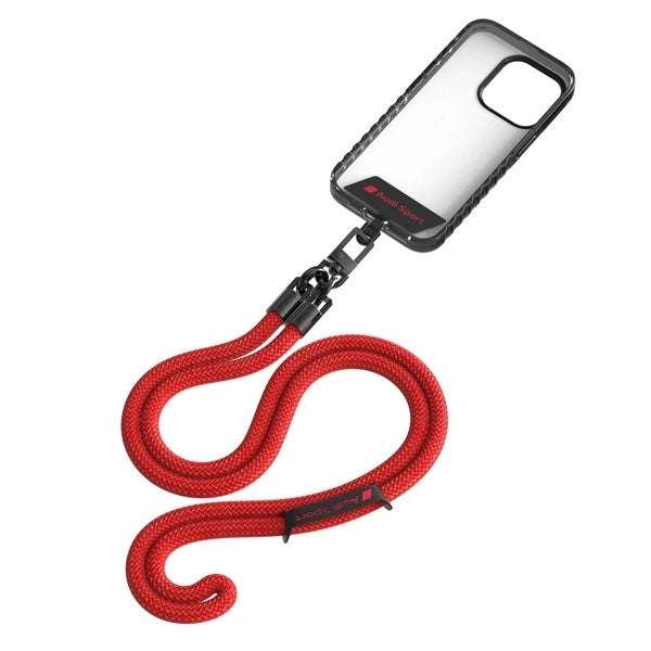 Audi Crossbody Universal Leash 120 cm x 10 mm - rød