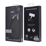 Audi Crossbody Lanyard Universal 28 cm x 8 mm - sort