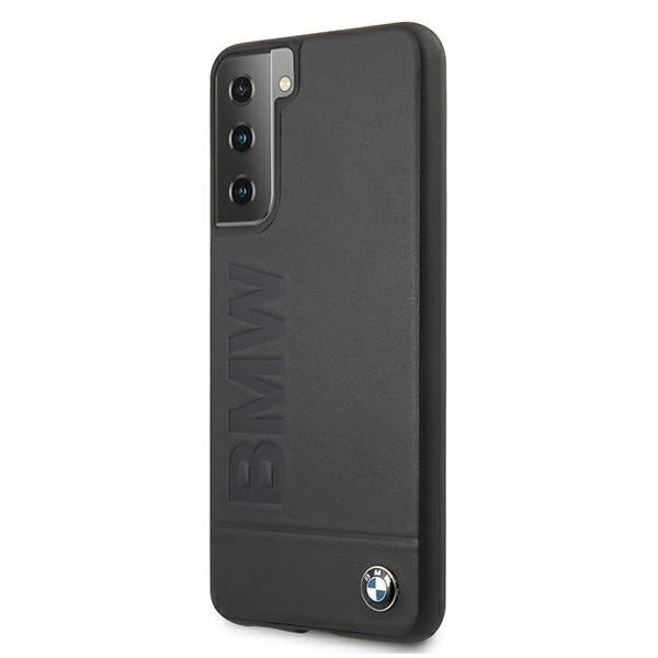 BMW Signature Logo Imprint Case til Samsung Galaxy S21+ - Navy Blue