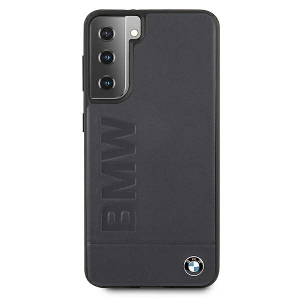 BMW Signature Logo Imprint Case til Samsung Galaxy S21+ - Navy Blue