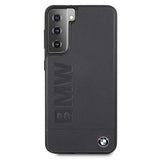 BMW Signature Logo Imprint Case til Samsung Galaxy S21+ - Navy Blue