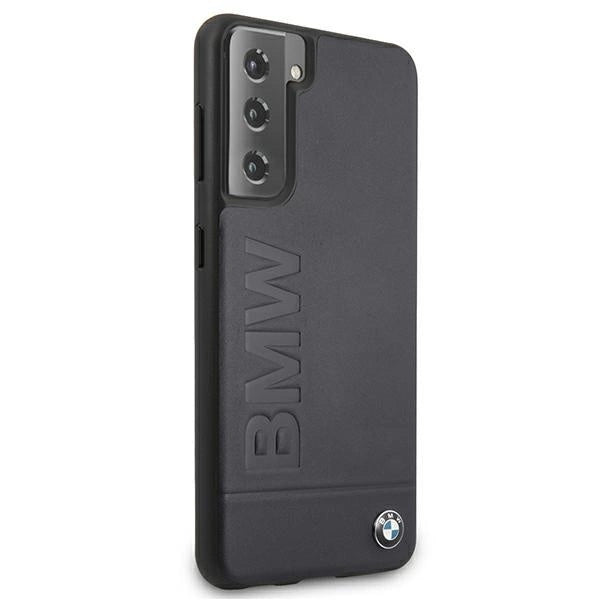 BMW Signature Logo Imprint Case til Samsung Galaxy S21+ - Navy Blue