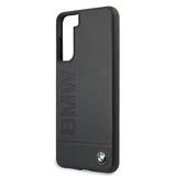 BMW Signature Logo Imprint Case til Samsung Galaxy S21+ - Navy Blue