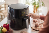 Philips 3000 series HD9270/70 frituregryde Enkelt 6,2 L Enkeltstående 2000 W Varmluftsteger Sort, Sølv