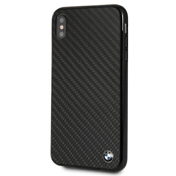 BMW Siganture Carbon Case til iPhone Xs Max - sort