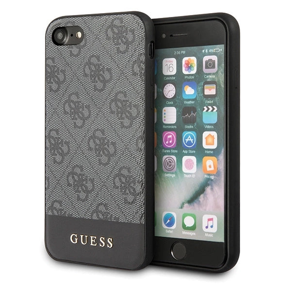 Guess 4G Stripe Collection-hylster til iPhone 7 / 8 / SE 2020 / SE 2022 - grå