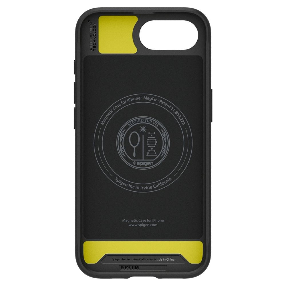 Spigen Rugged Armor MagSafe-fodral til iPhone 16e - sort