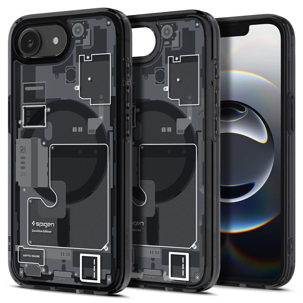 Spigen Ultra Hybrid MagSafe Case til iPhone 16e Zero One - sort