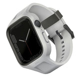 Uniq Monos 2 i 1 Set Strap + Case til Apple Watch 45 / 44 mm - Grå