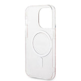 Guess MagSafe-hylster + oplader til iPhone 14 Pro 6.1" - lyserød