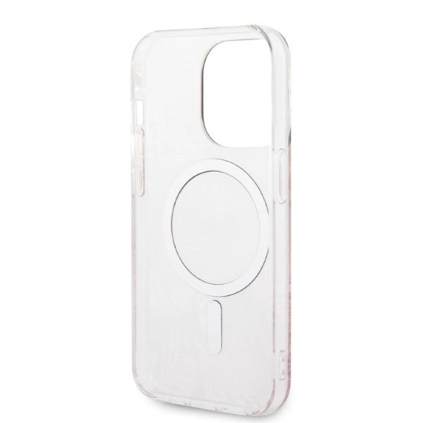 Guess MagSafe-hylster + oplader til iPhone 14 Pro 6.1" - lyserød
