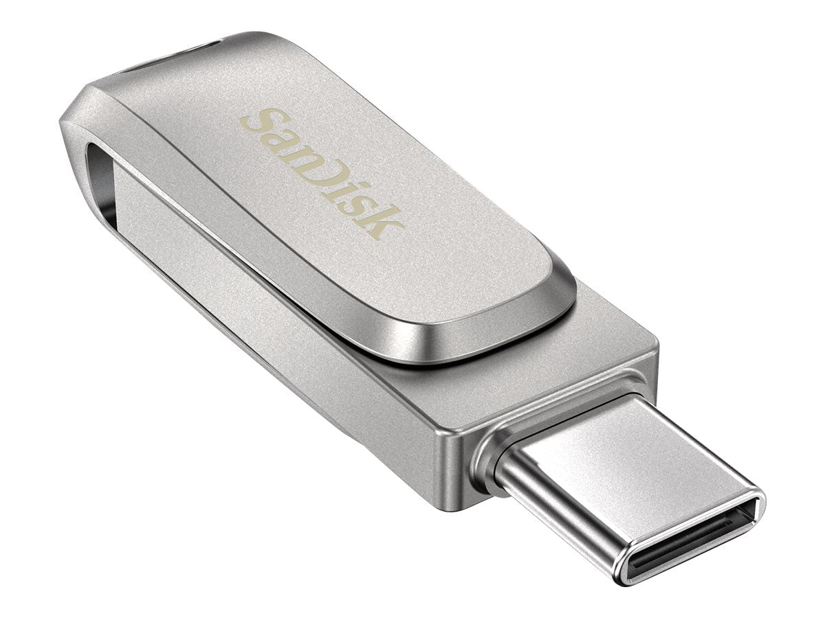 SanDisk Ultra Dual Drive Luxe 1TB USB 3.1 Gen 1 / USB-C Sølv