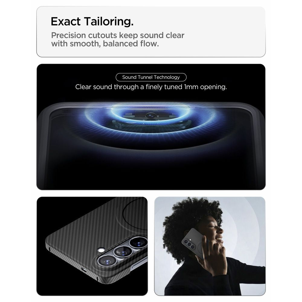 Spigen Airskin Aramid Mag Magsafe Galaxy S26 Sort