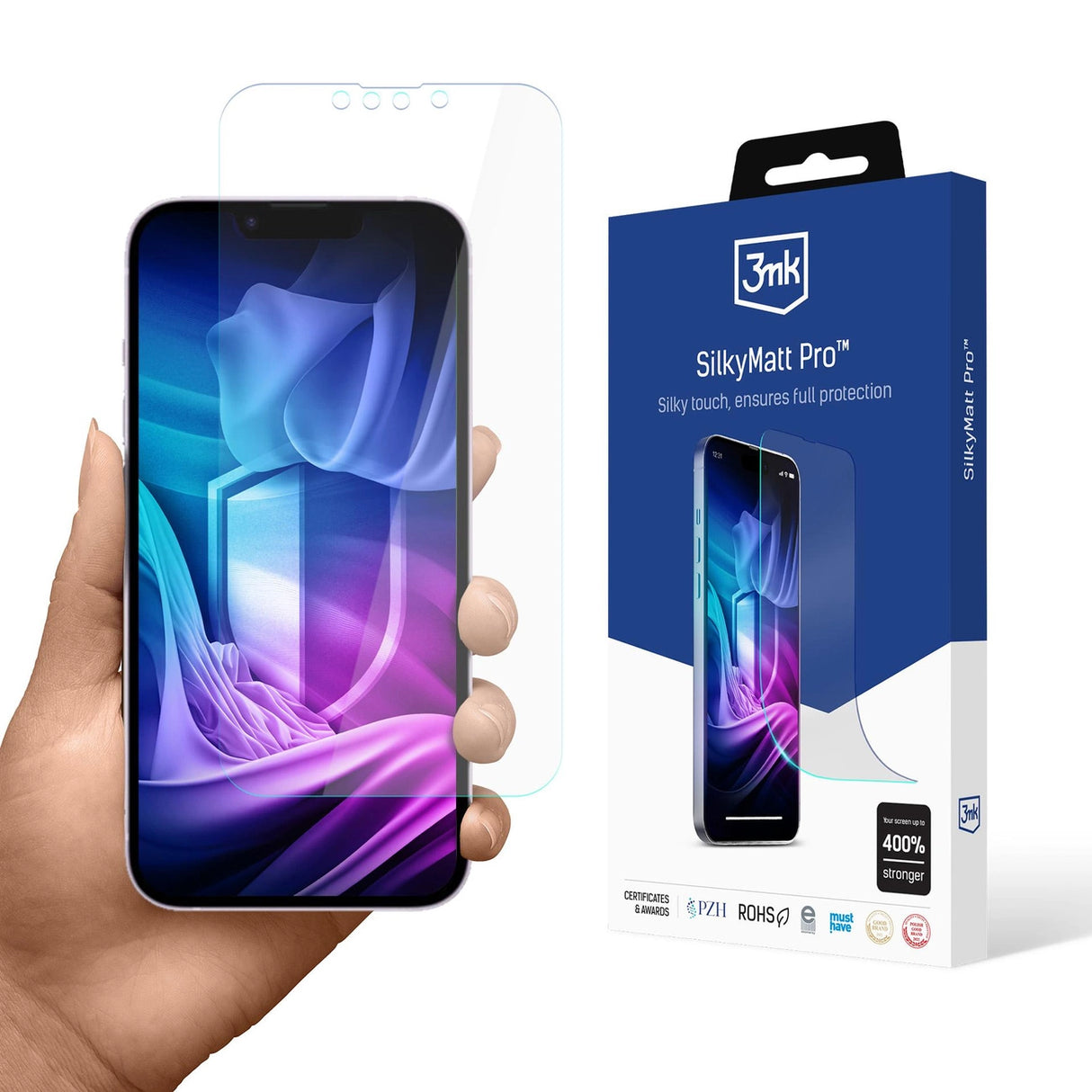 Matte folie 3mk Silky Matt Pro til Apple iPhone 16e / SE4