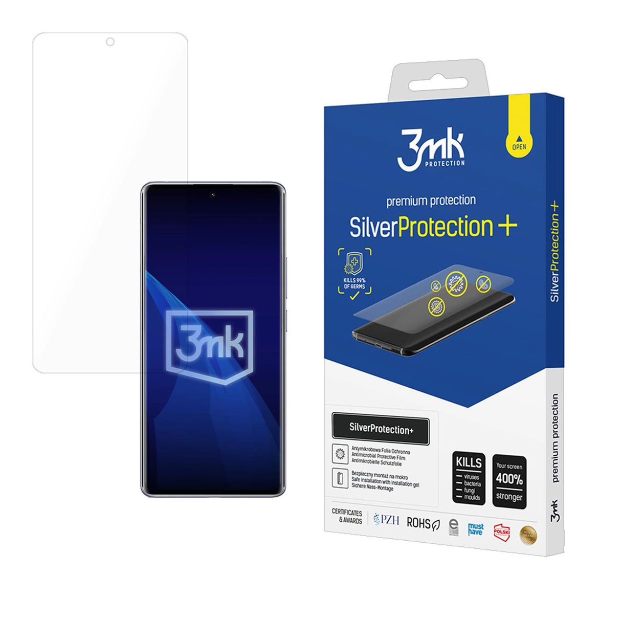 Beskyttelsesfilm 3mk SilverProtection+ til Xiaomi Redmi Note 14 Pro 4G
