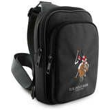 US Polo Petit Pique Crossbody Telefontaske sort