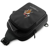 US Polo Petit Pique Crossbody Telefontaske sort