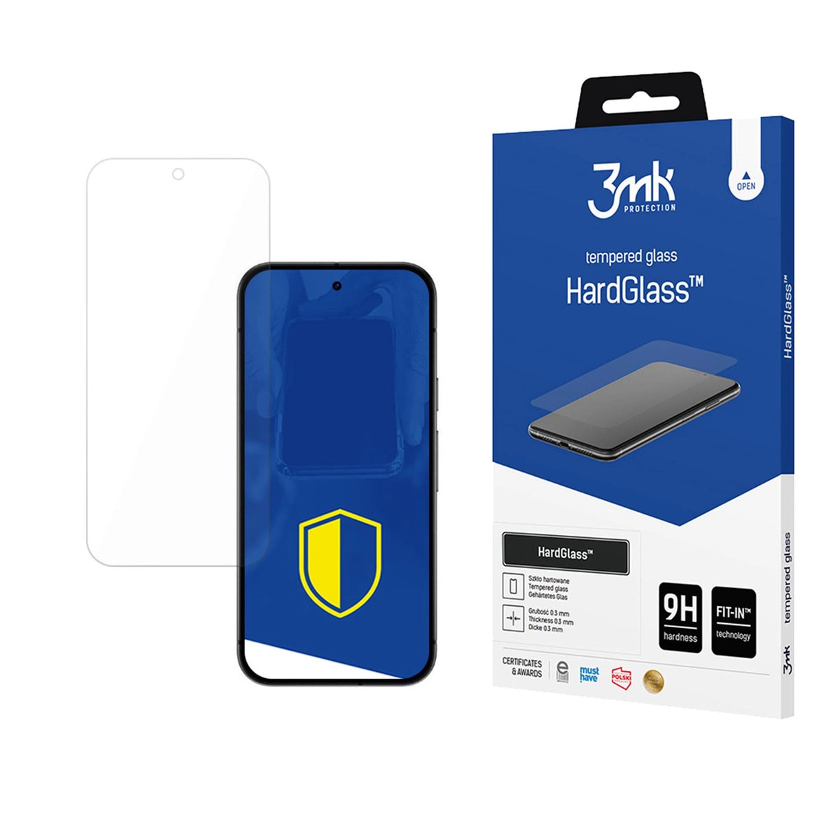 Hærdet glas 3mk HardGlass til Google Pixel 9A