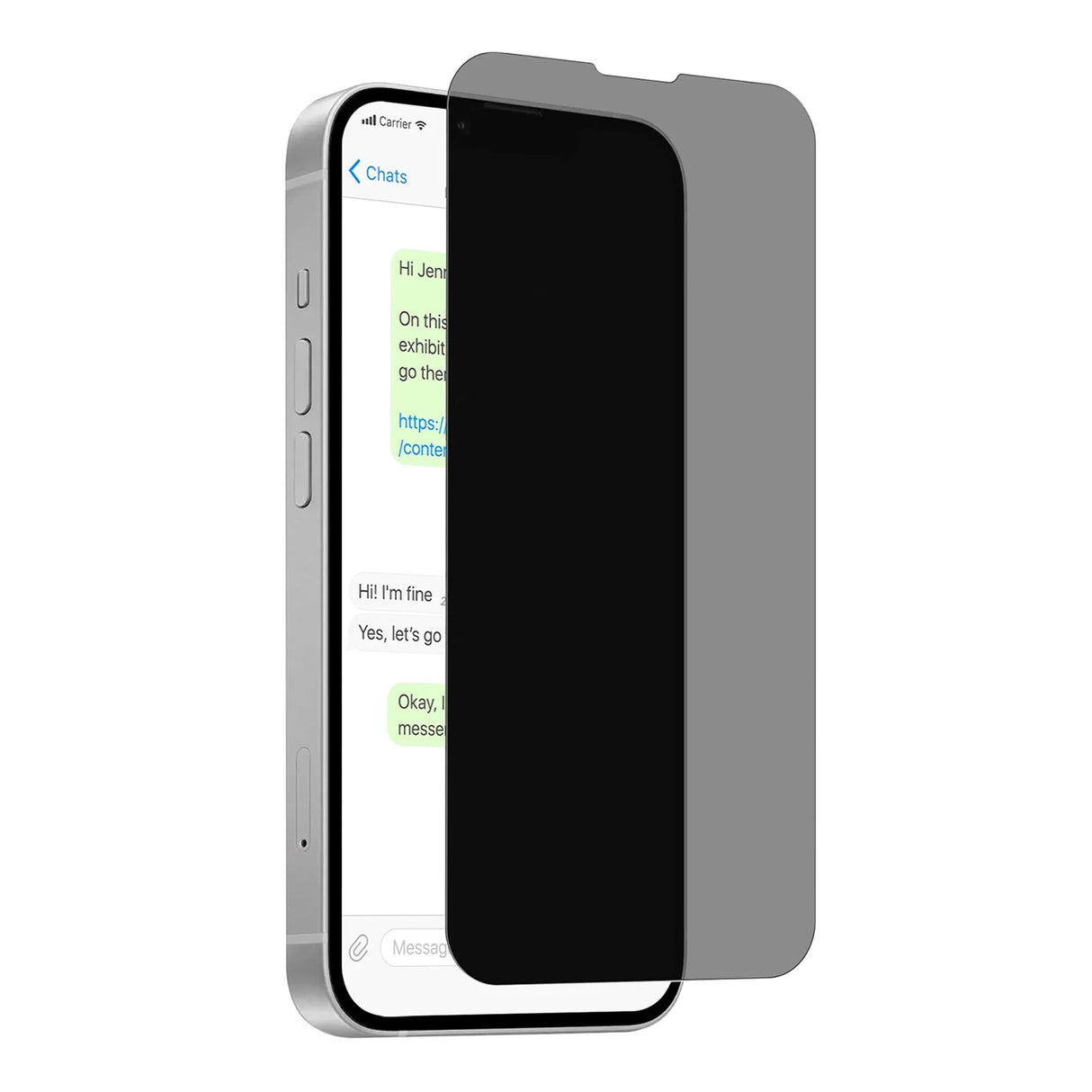 Puro Privacy hærdet glas til iPhone 16E