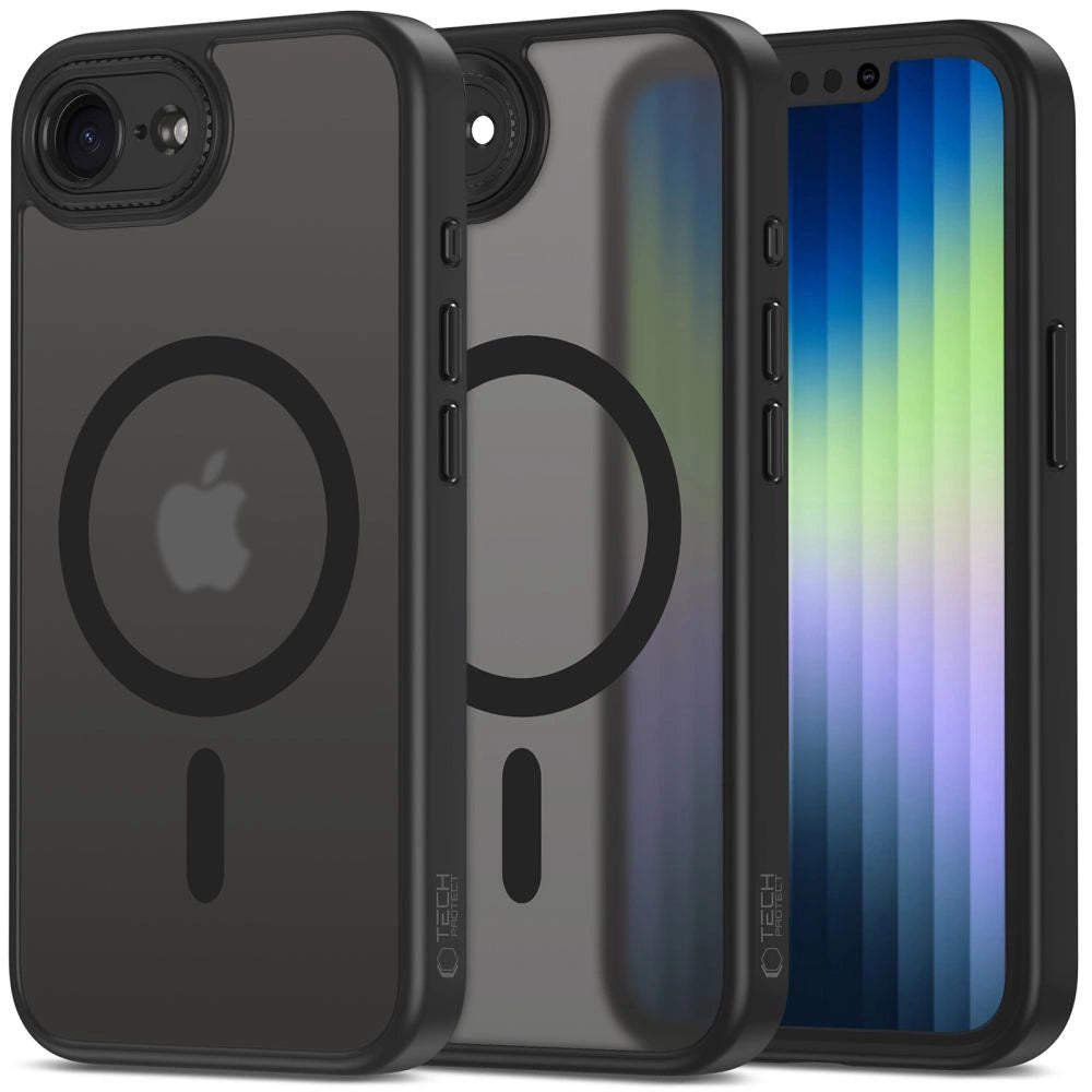 Tech-Protect MagCam MagSafe iPhone 16e Case - Matte sort