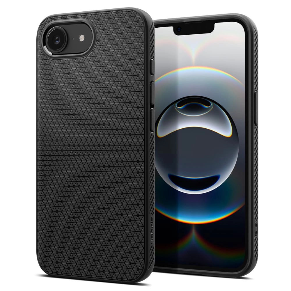 Spigen Liquid Air iPhone 16e Case - Matte sort