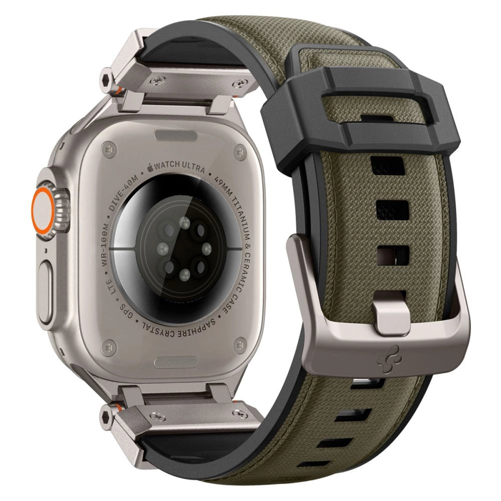 Spigen DuraPro Armor Strap til Apple Watch 44 / 45 / 46 / 49 mm - Grøn