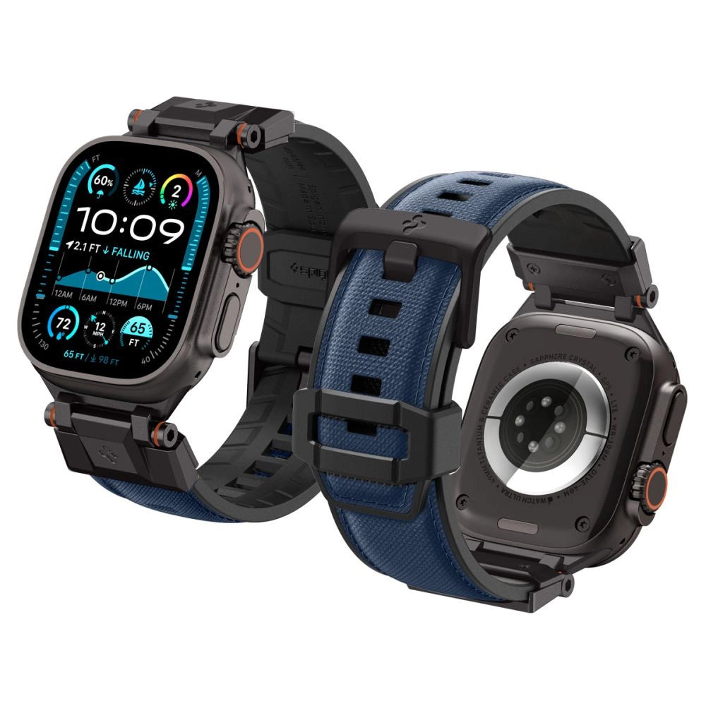 Spigen DuraPro Armor Strap til Apple Watch 44 / 45 / 46 / 49 mm - Navy Blue