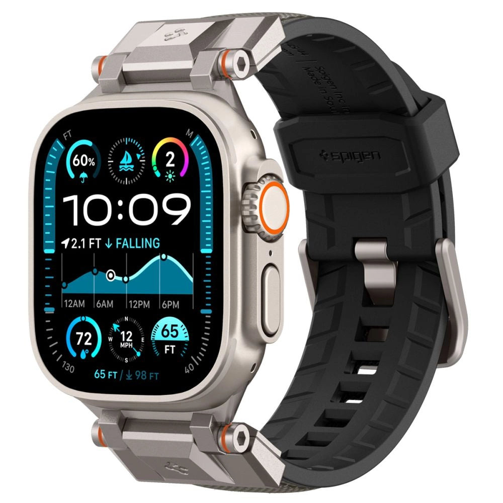 Spigen DuraPro Armor Strap til Apple Watch 44 / 45 / 46 / 49 mm - Grå