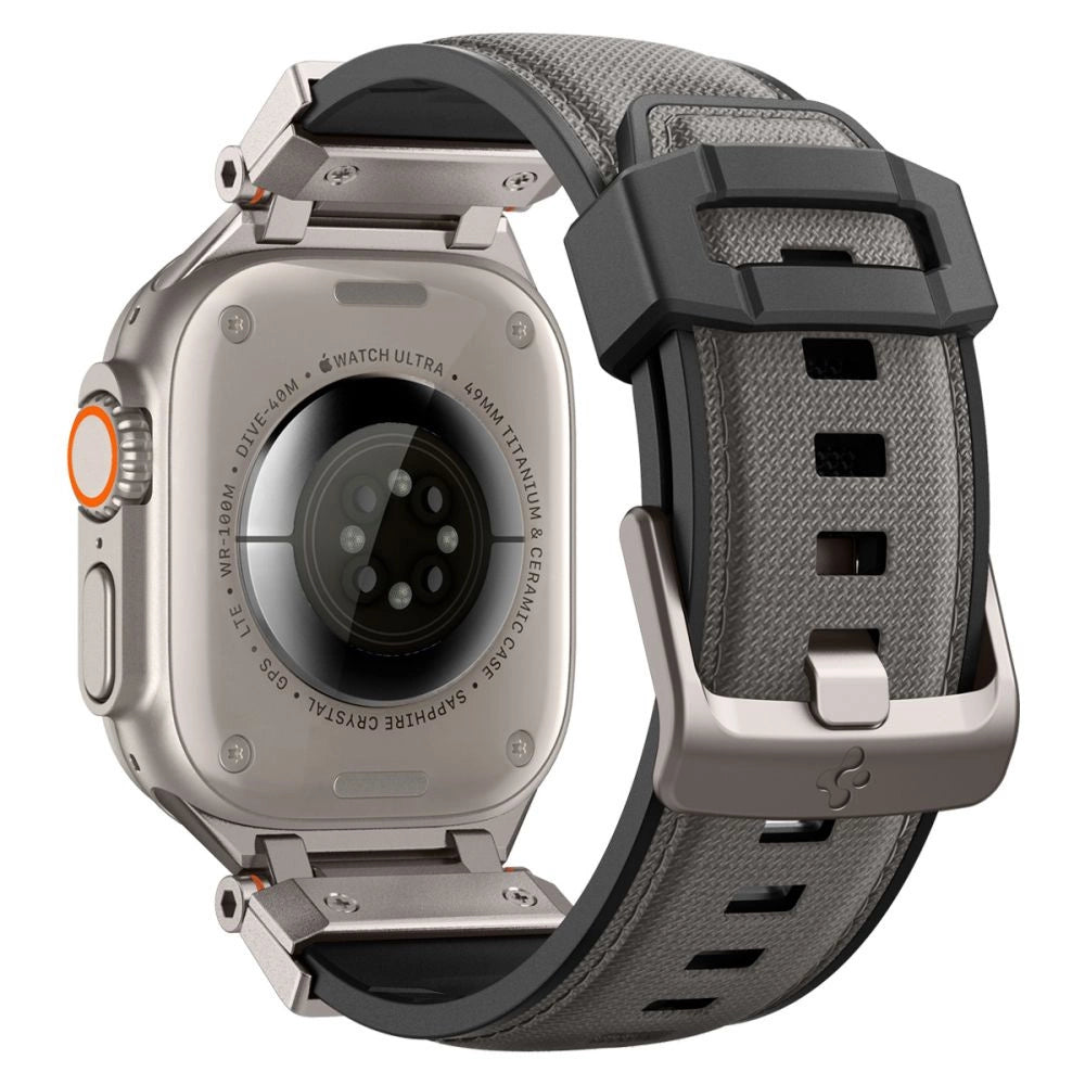 Spigen DuraPro Armor Strap til Apple Watch 44 / 45 / 46 / 49 mm - Grå