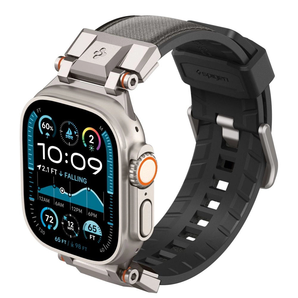 Spigen DuraPro Armor Strap til Apple Watch 44 / 45 / 46 / 49 mm - Grå