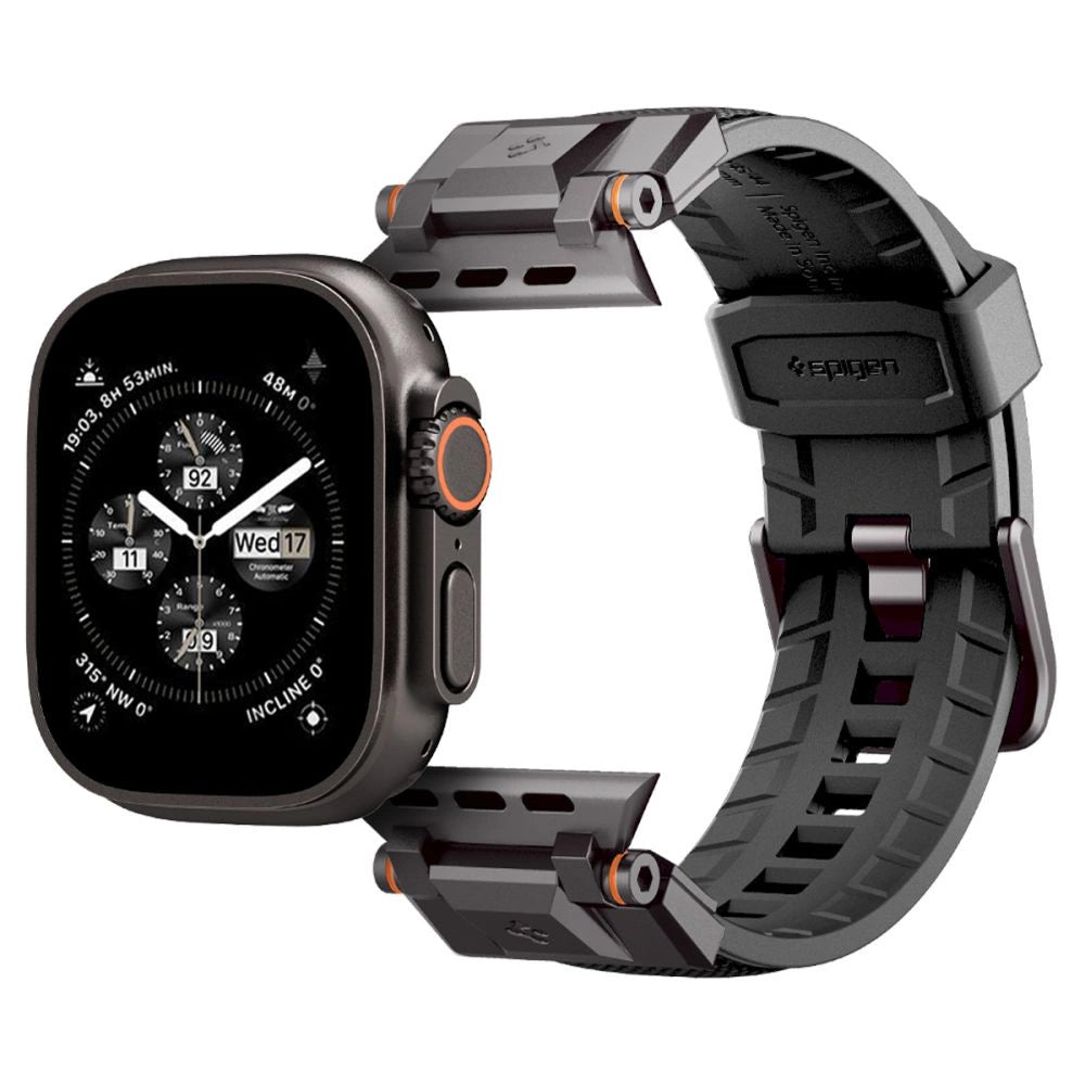 Spigen DuraPro Armor Strap til Apple Watch 44 / 45 / 46 / 49 mm - sort