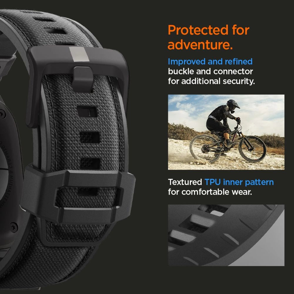 Spigen DuraPro Armor Strap til Apple Watch 44 / 45 / 46 / 49 mm - sort