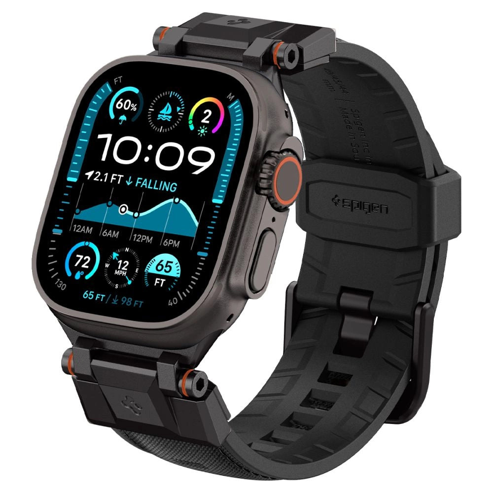 Spigen DuraPro Armor Strap til Apple Watch 44 / 45 / 46 / 49 mm - sort
