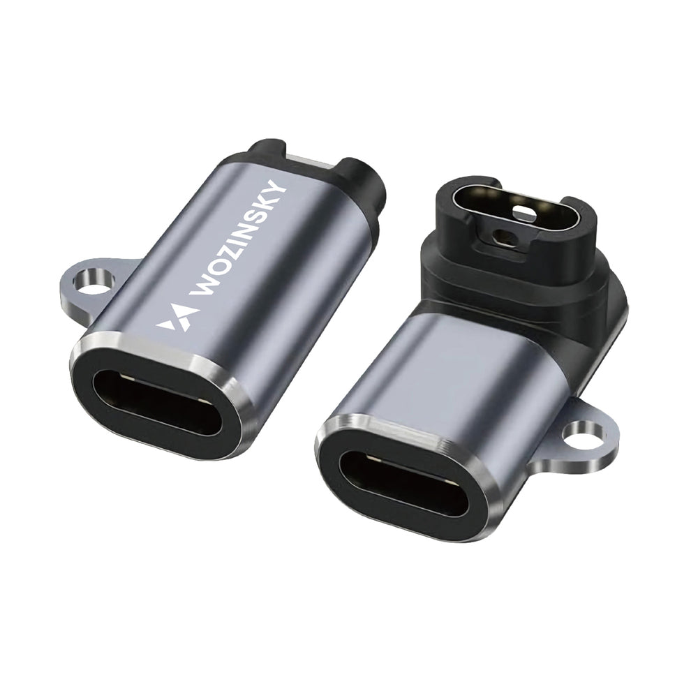 Wozinsky WAYGS1 USB-C Adapter til Garmin Smartwatch - Grå