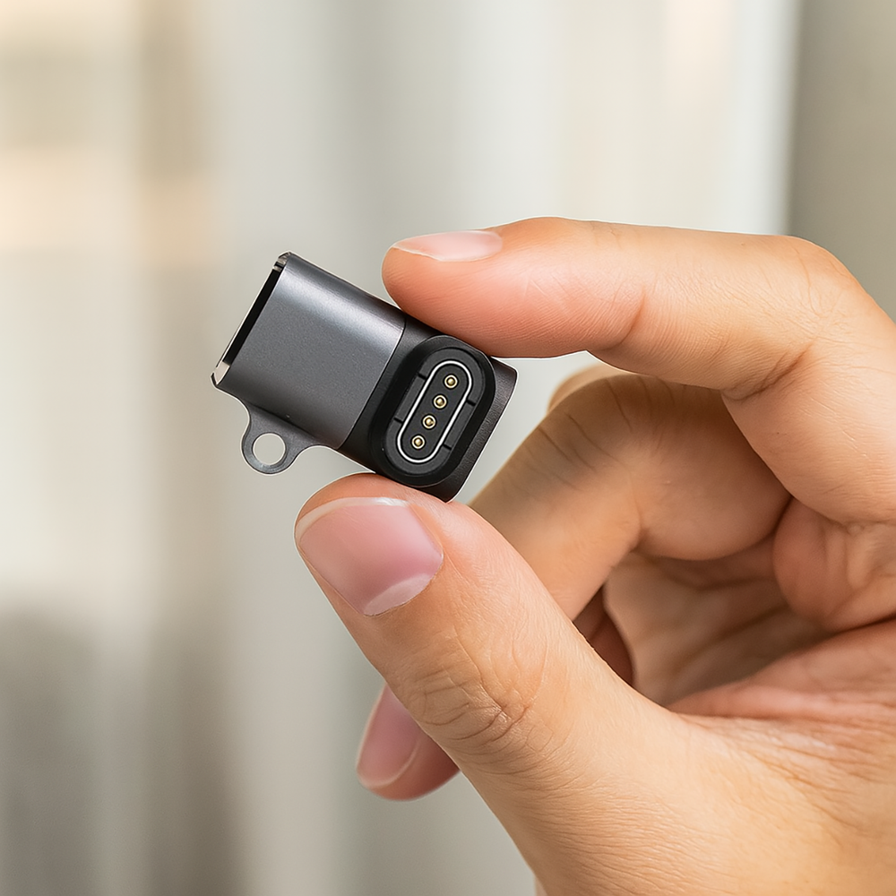 Wozinsky WAYGS1 USB-C Adapter til Garmin Smartwatch - Grå