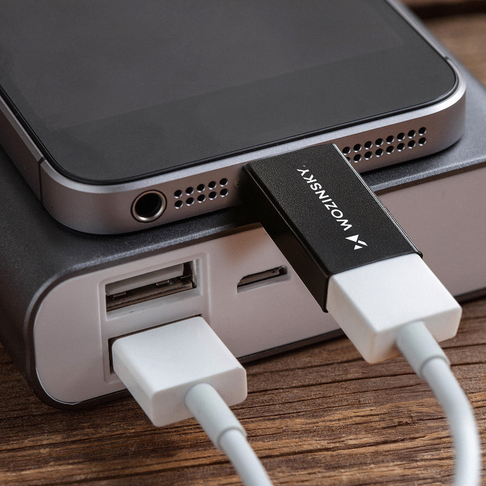 Wozinsky W10GY1S USB-C - USB-A 3.2 10Gb/s Adapter - sort