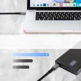 Wozinsky WPS-UY41S USB-C Thunderbolt 4 Kabel 240W 1m 4K - sort